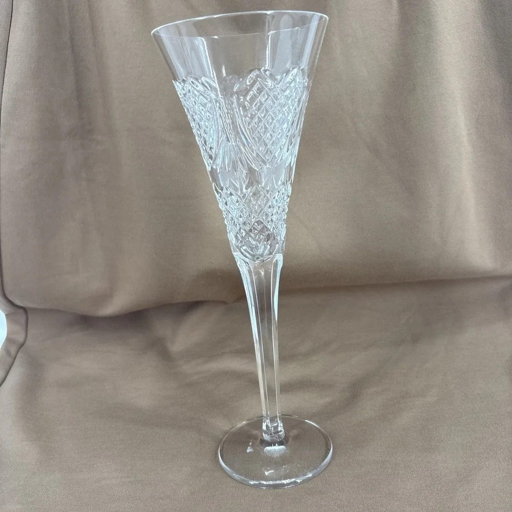 Waterford Celebration of Love Champagne Flute Irish Crystal